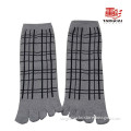 YS-59 2014 spuare cotton grey cheap single toe socks